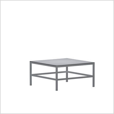 NewYork steel lounge 80 x 80 grau schraeg